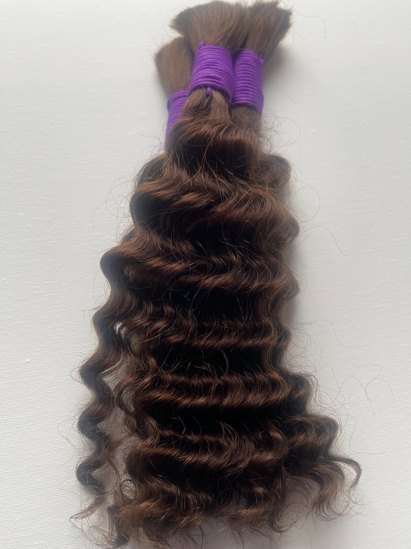 3 Bundles Brazilian Human hair Bulk 10A for boho Braids 150g