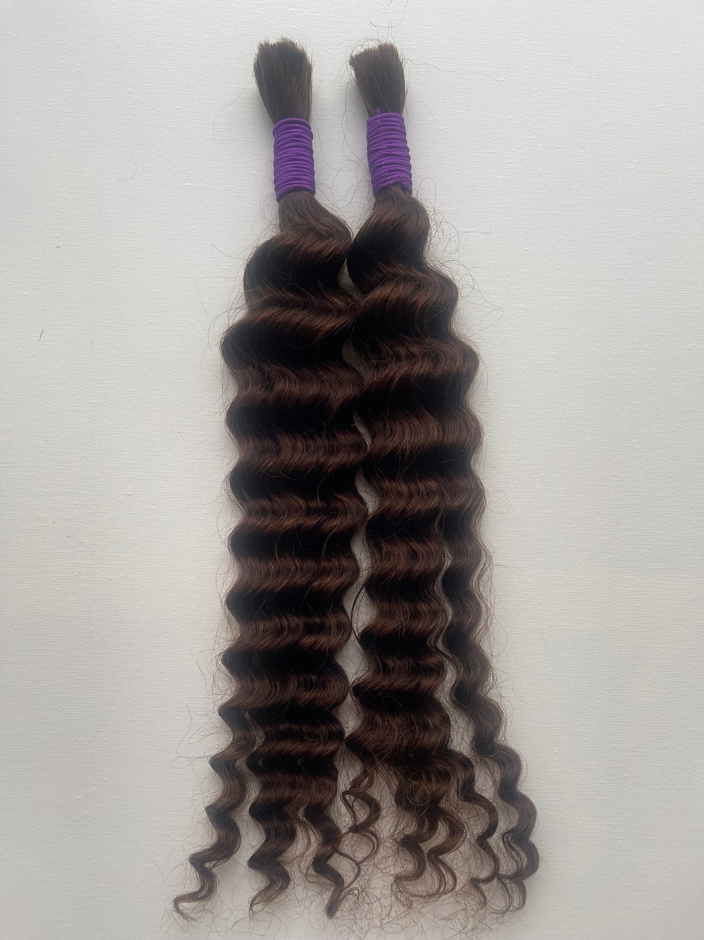 2 bundles human hair brazilian bulk 10A for Boho Braids 100g